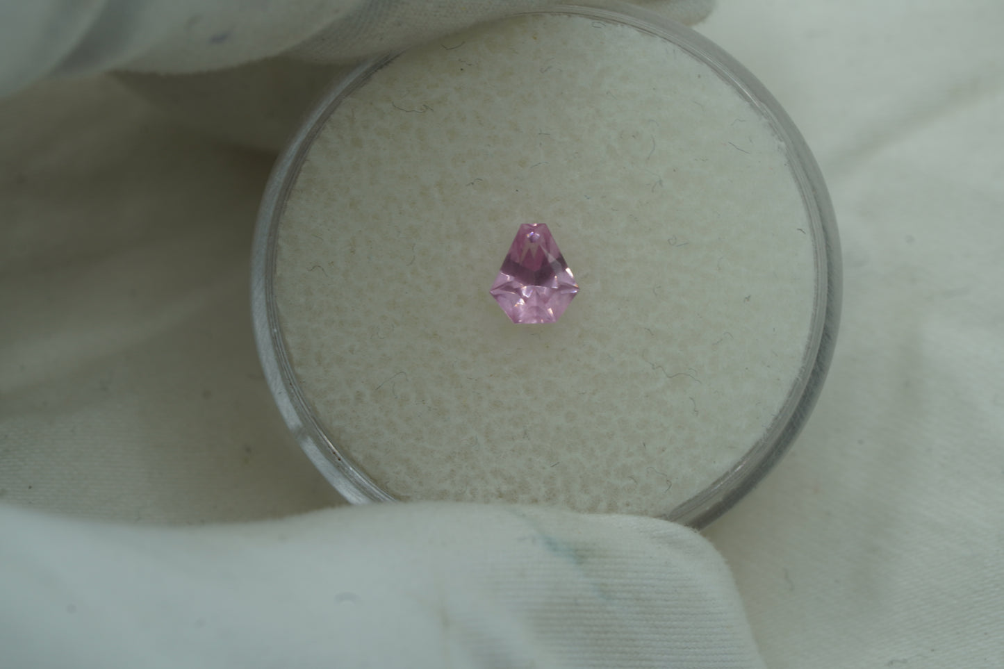 Pink Spinel Coffin Cut 0.45 carats