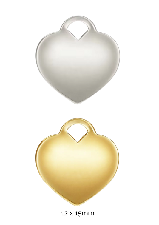 Custom Engraved Pendent Heart